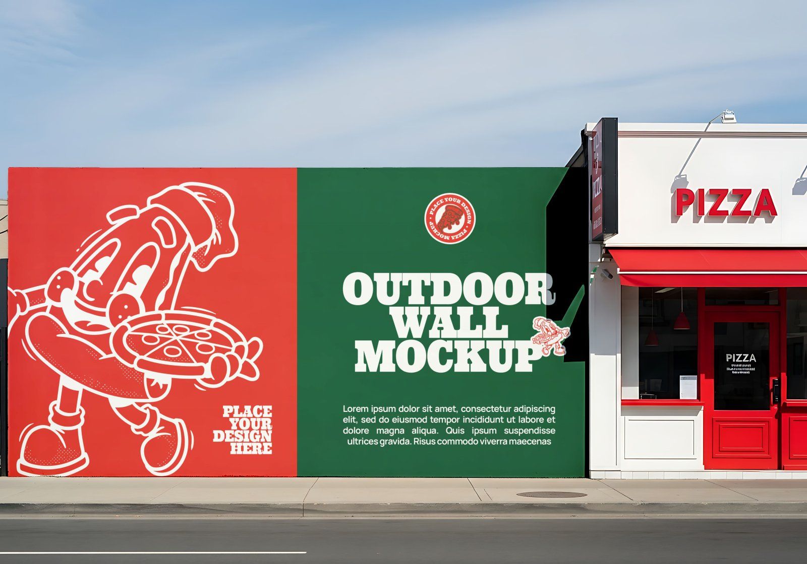 Premium Branding Pizza Store Mockup — image 11