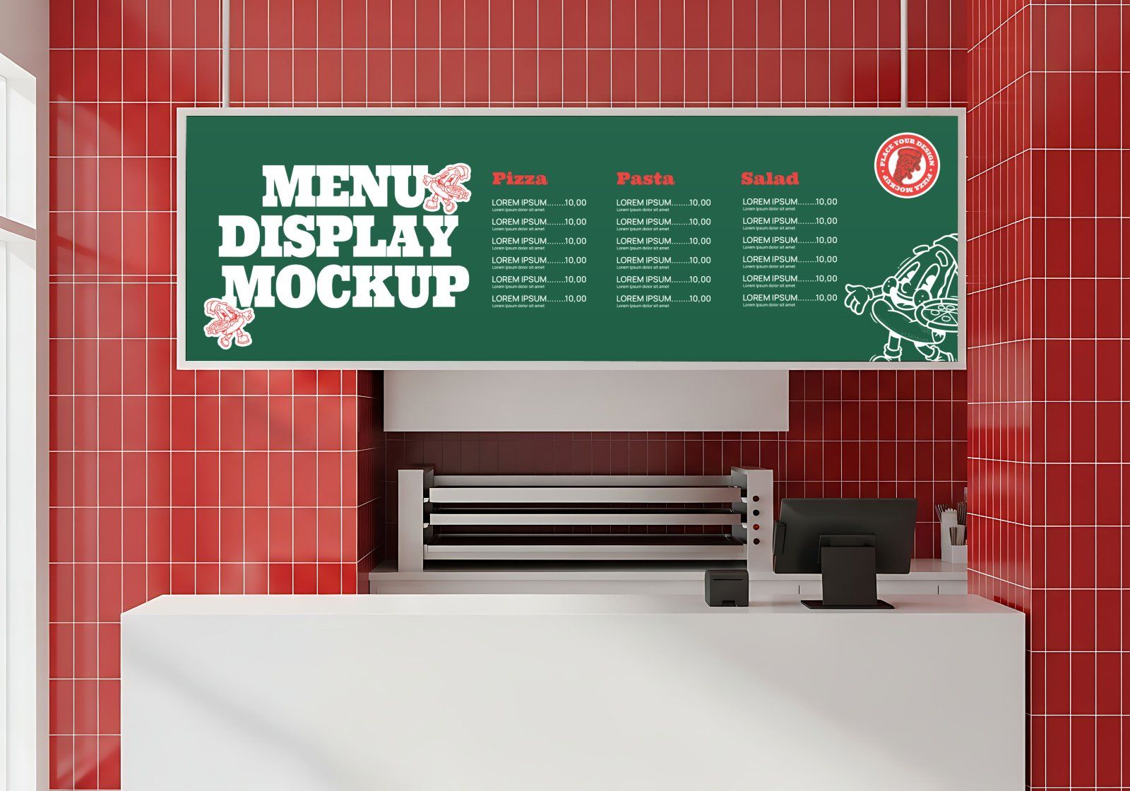 Premium Branding Pizza Store Mockup — image 12