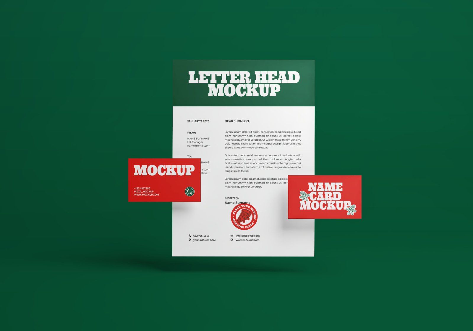 Premium Branding Pizza Store Mockup — image 16