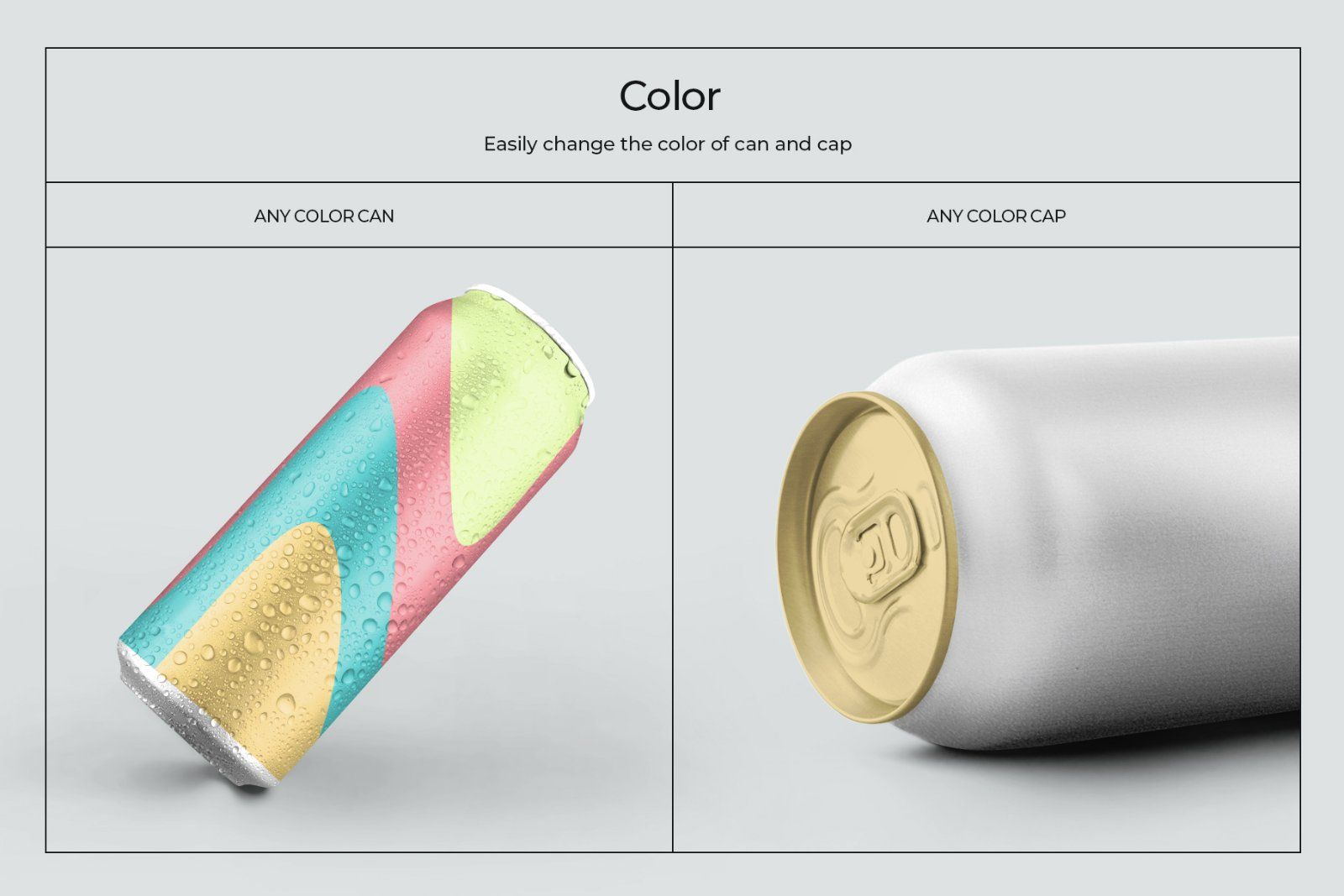 8 Mockups Aluminium Can 500 Ml — image 4