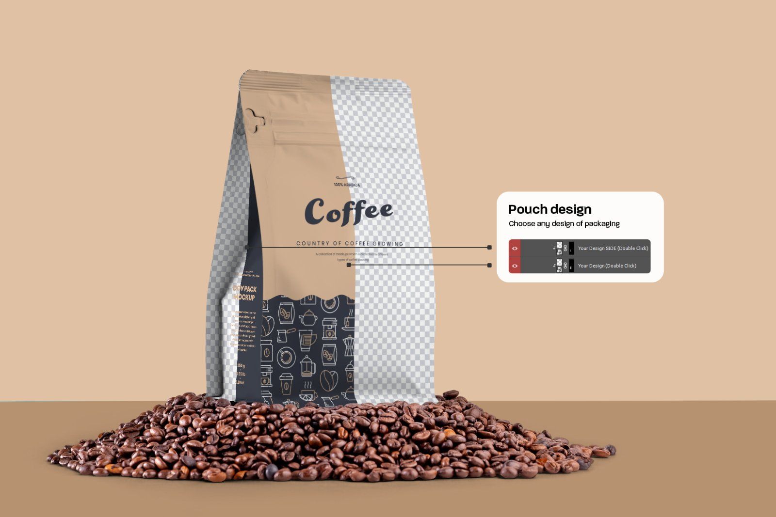 10 Coffee Bag Doy Pack Mockups — image 5