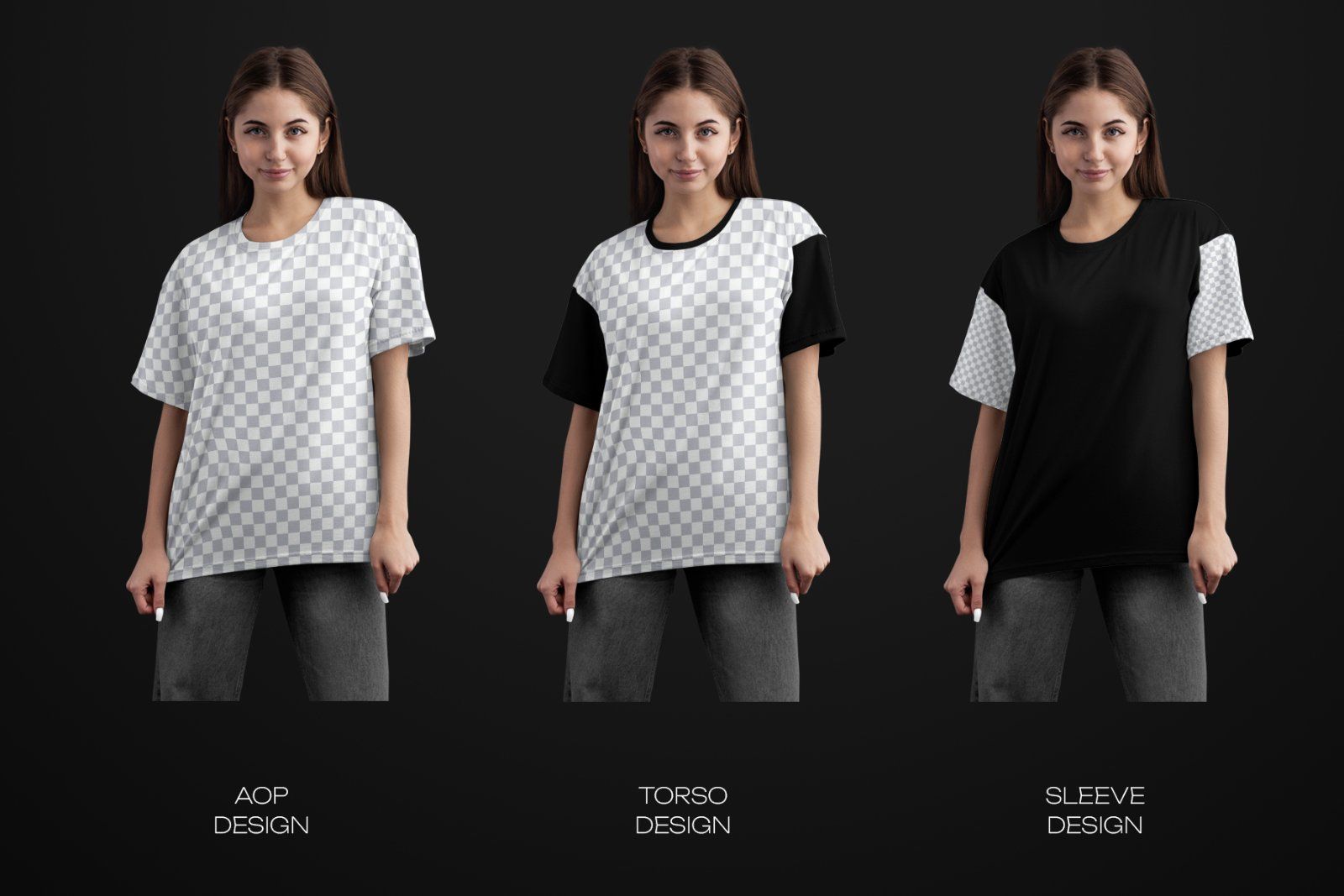 5 Mockups Woman Oversize T-Shirt. vol.02 — image 5