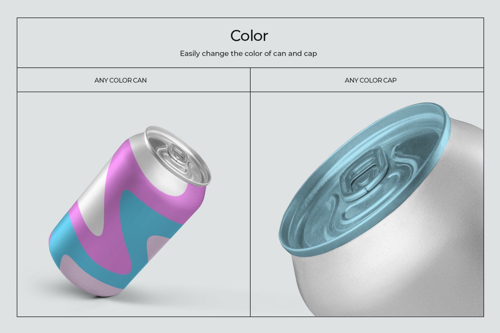 8 Mockups Aluminium Can — image 4