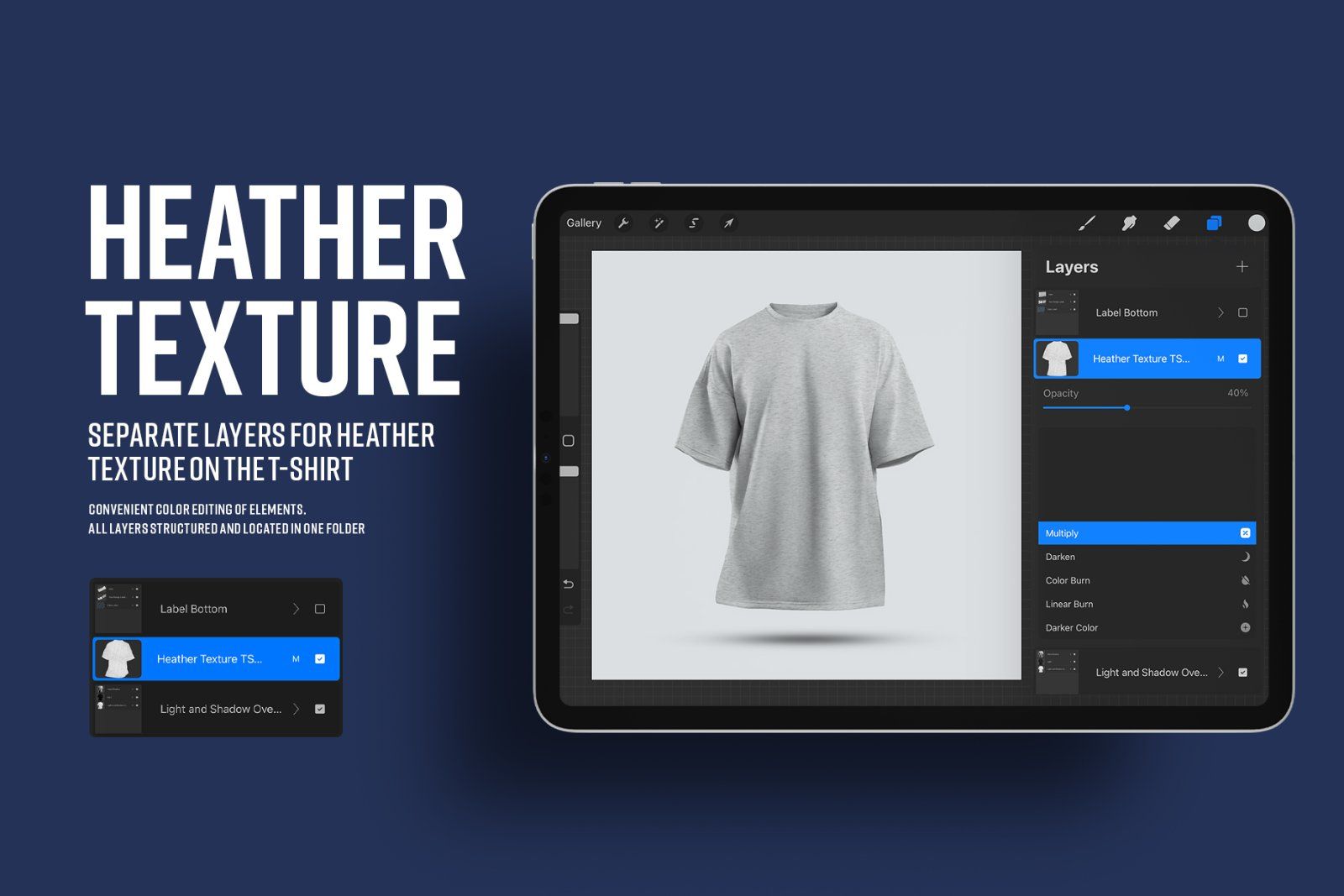 5 Mockups Oversize T-shirt for Procreate vol.2 — image 5