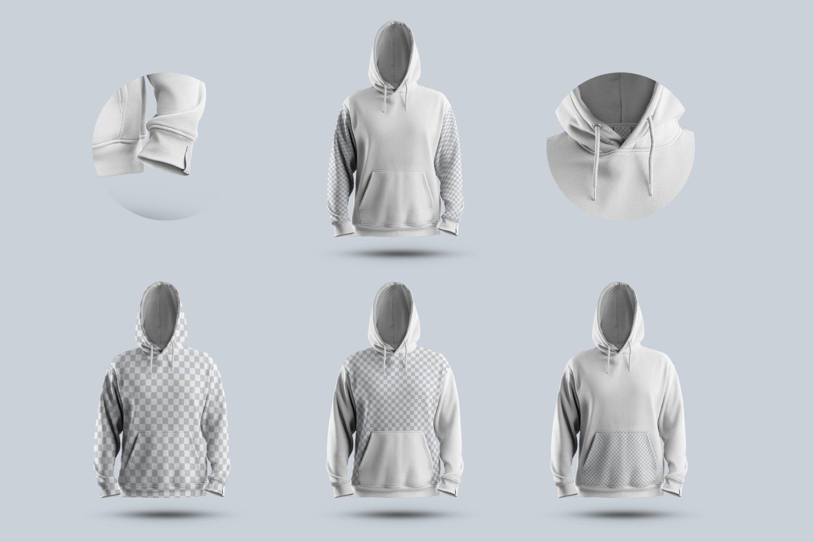 7 Mockups Oversize Hoodie in 3D Style — image 5