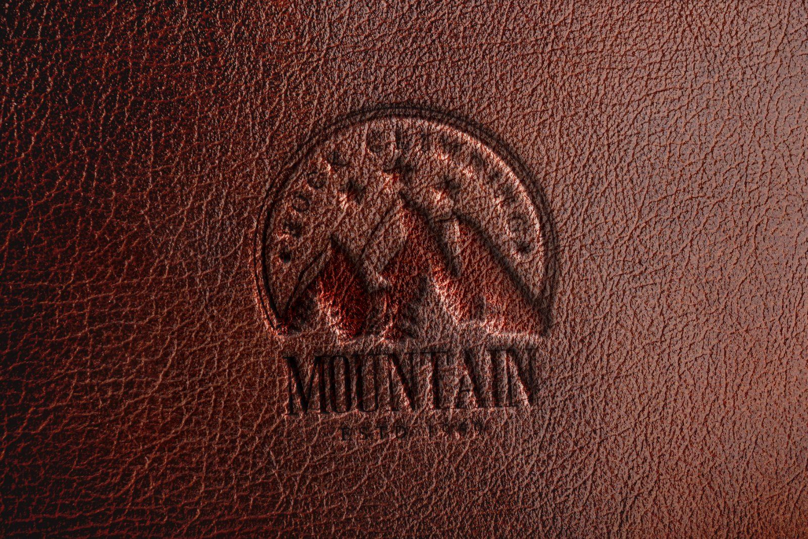6 Embossing Logo Mockup Leather — image 5