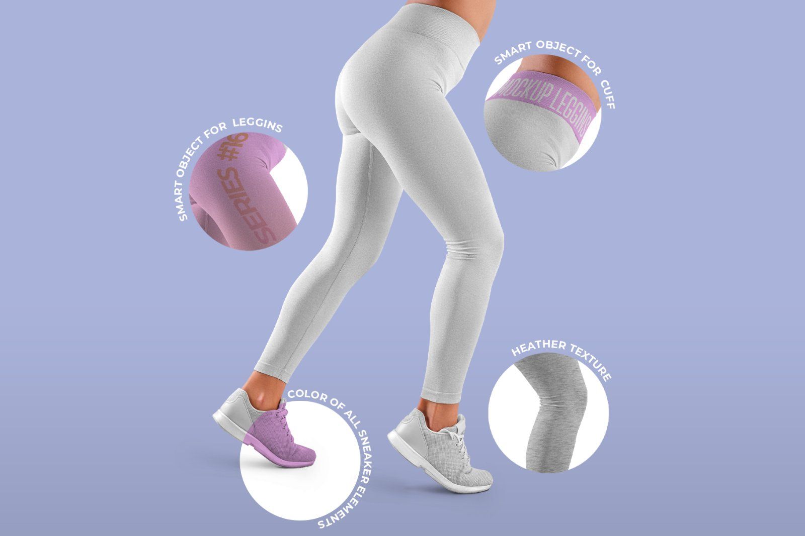 8 Mockups Women Leggins — image 4
