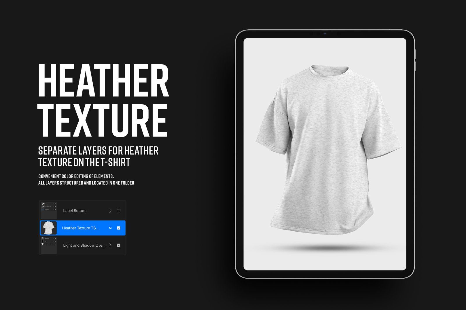 4 Mockups Oversize T-shirt for Procreate — image 5
