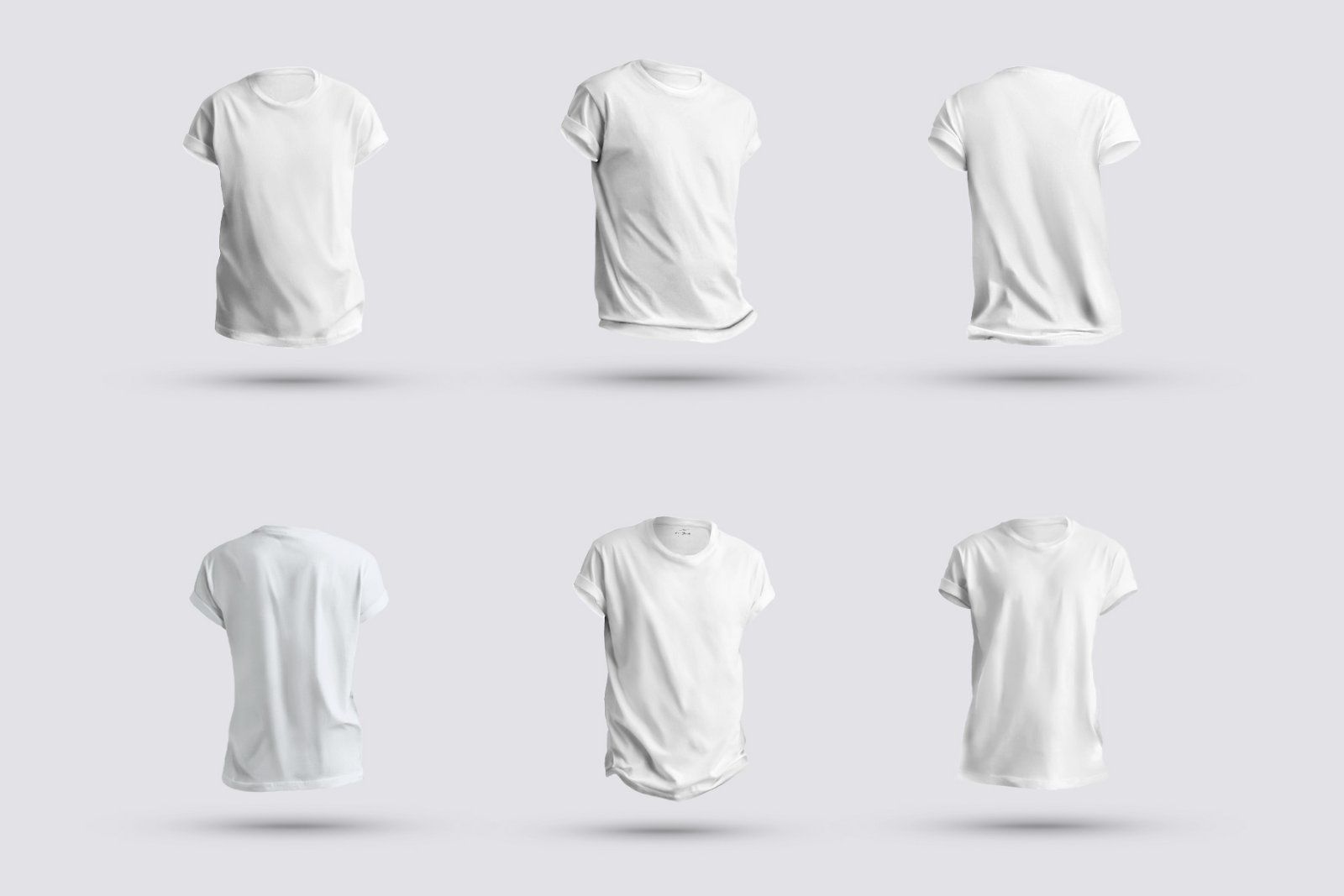 6 Mockups T-Shirts 3d Style. — image 5