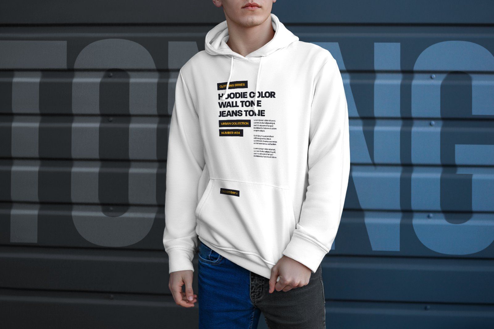 7 Mockups Hoodie on the Man. Urban Style — image 5