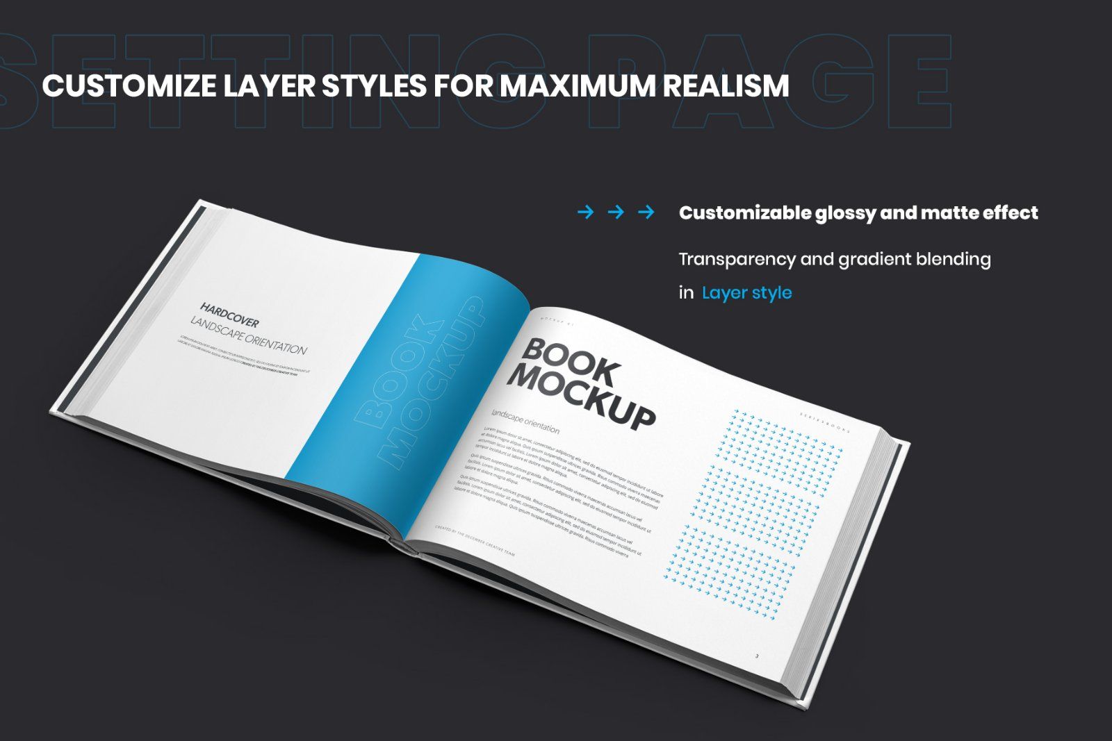 8 Book Mockups Hard Cover Landscape Oriantation. — image 5