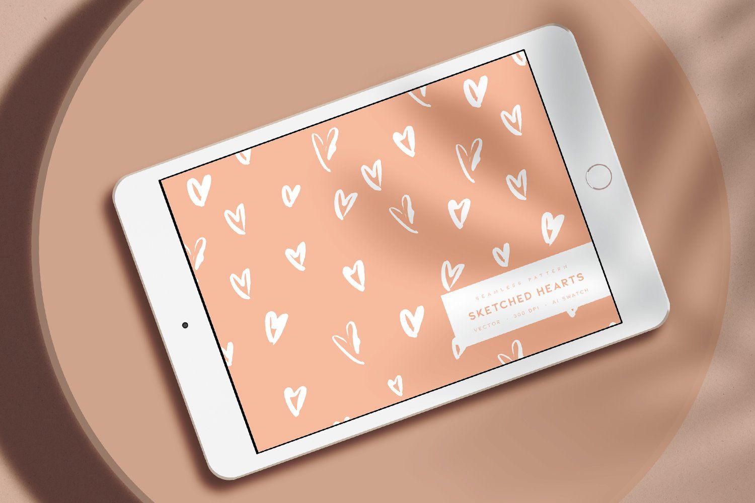 Sketched Hearts Pattern — image 2