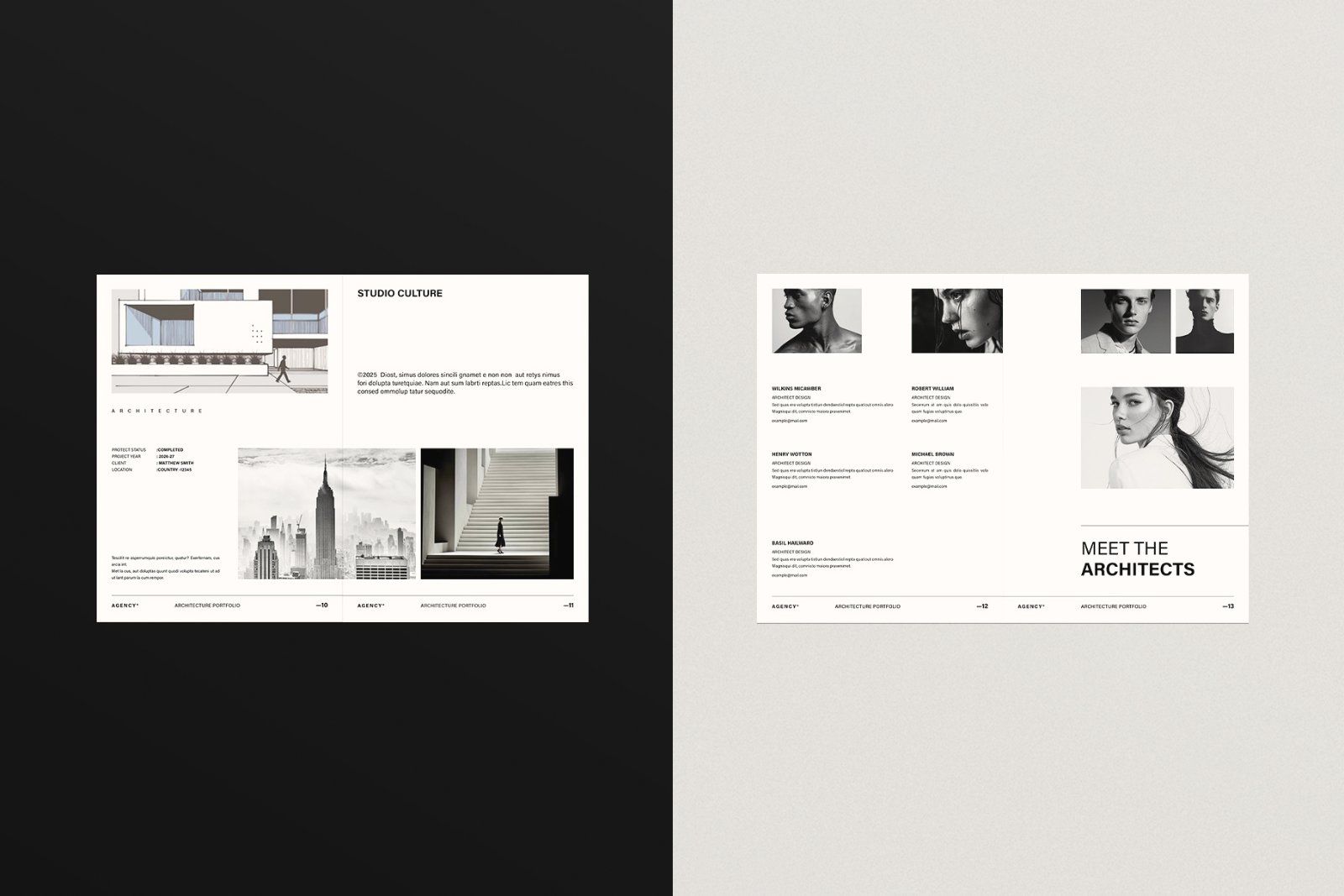 Architecture Sketch Design Portfolio Template — image 6