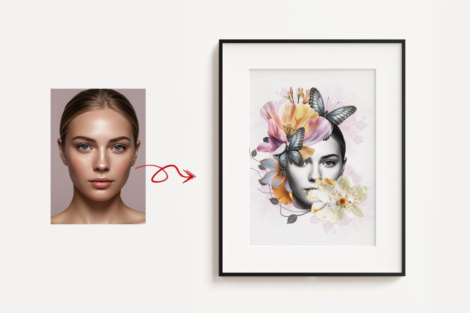 Flower Decoration Photo Template — image 7
