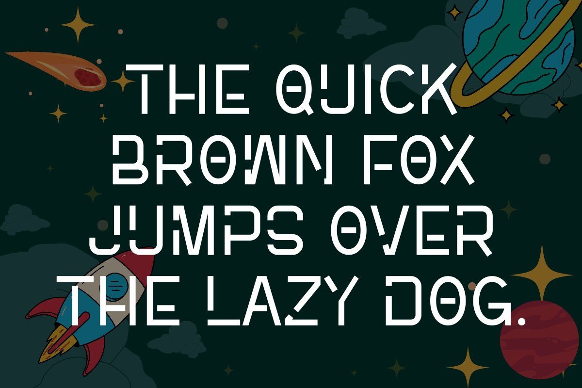 Space Grinch - Futuristic Display Font — image 3