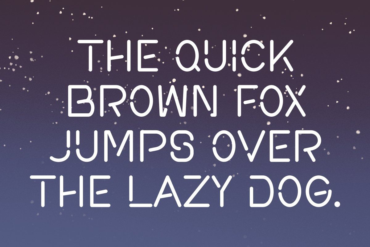 Space Stacked - Futuristic Font — image 2