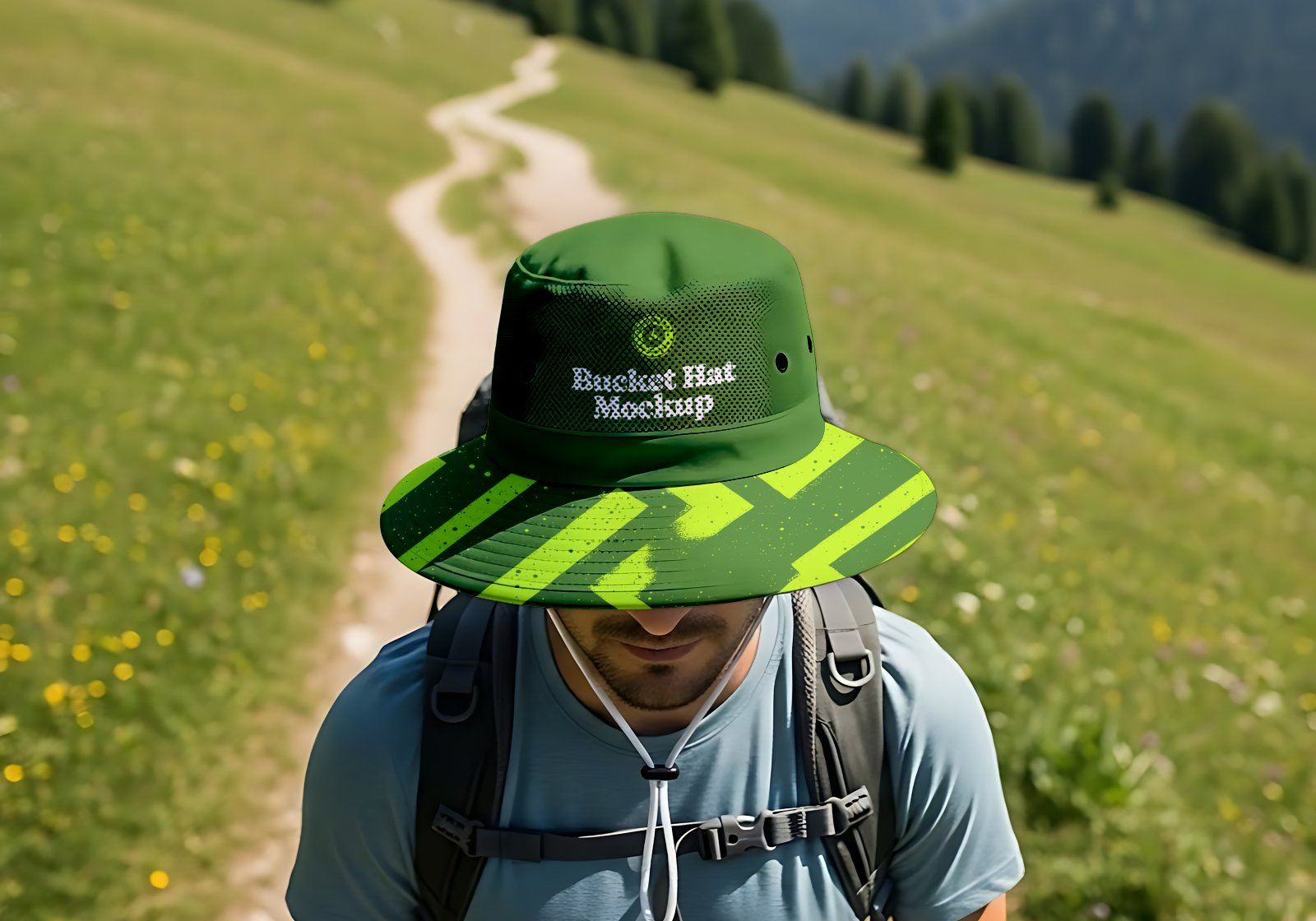 Premium Branding Green Camping Mockup — image 2