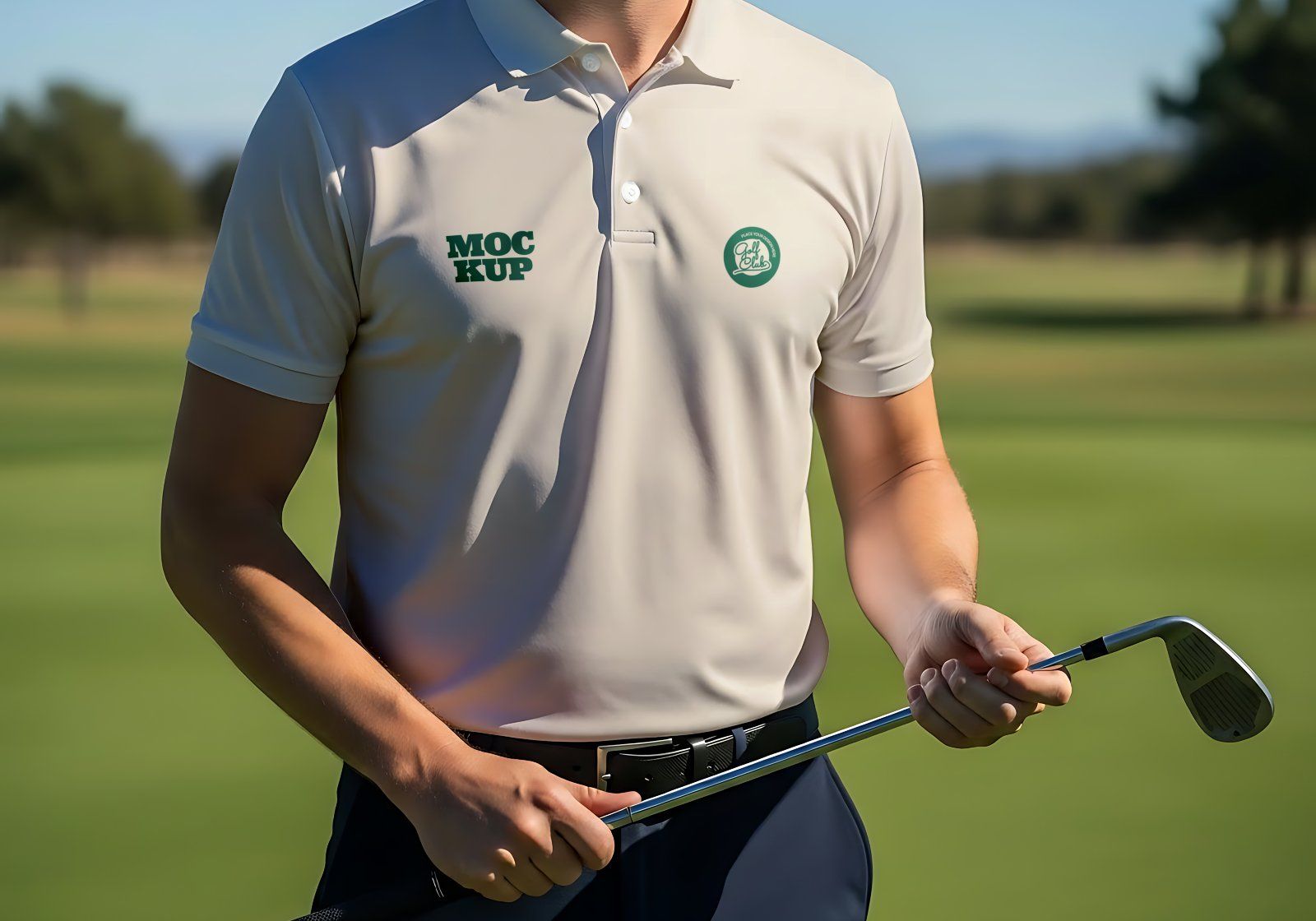 Premium Branding Green Golf Mockup — image 4