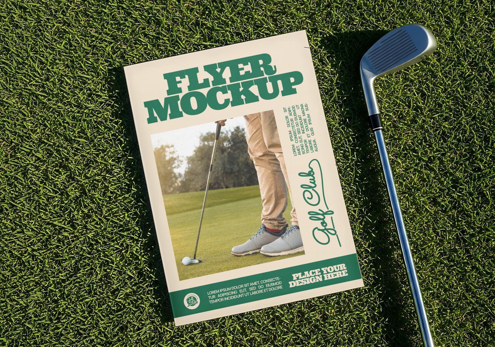 Premium Branding Green Golf Mockup — image 8