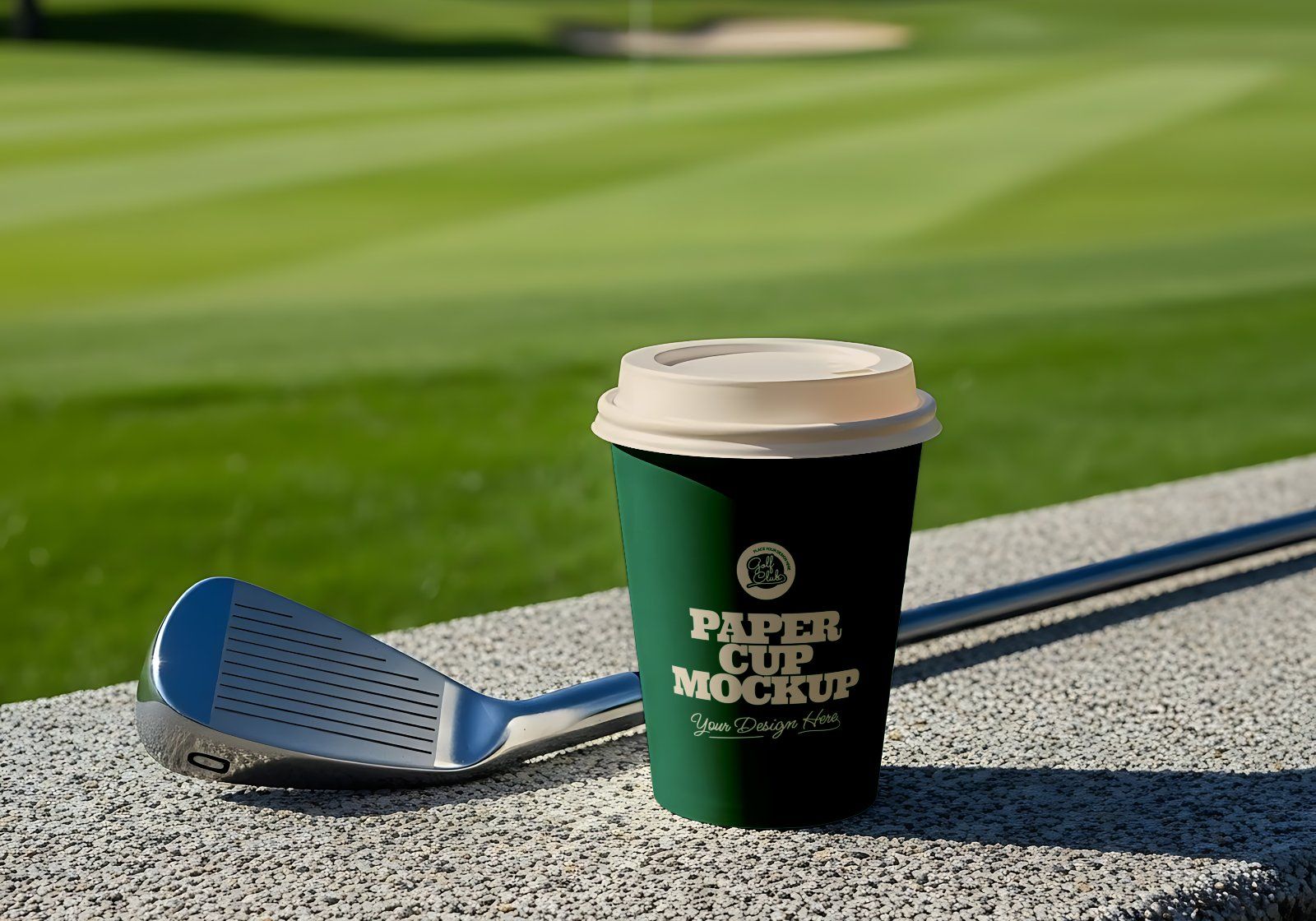 Premium Branding Green Golf Mockup — image 10