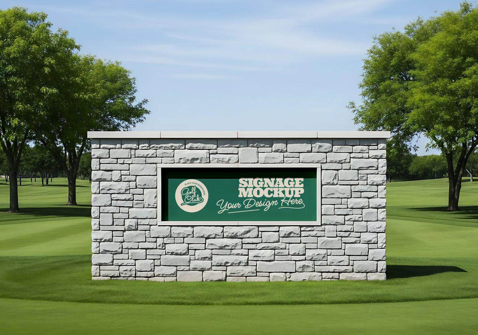 Premium Branding Green Golf Mockup — image 11