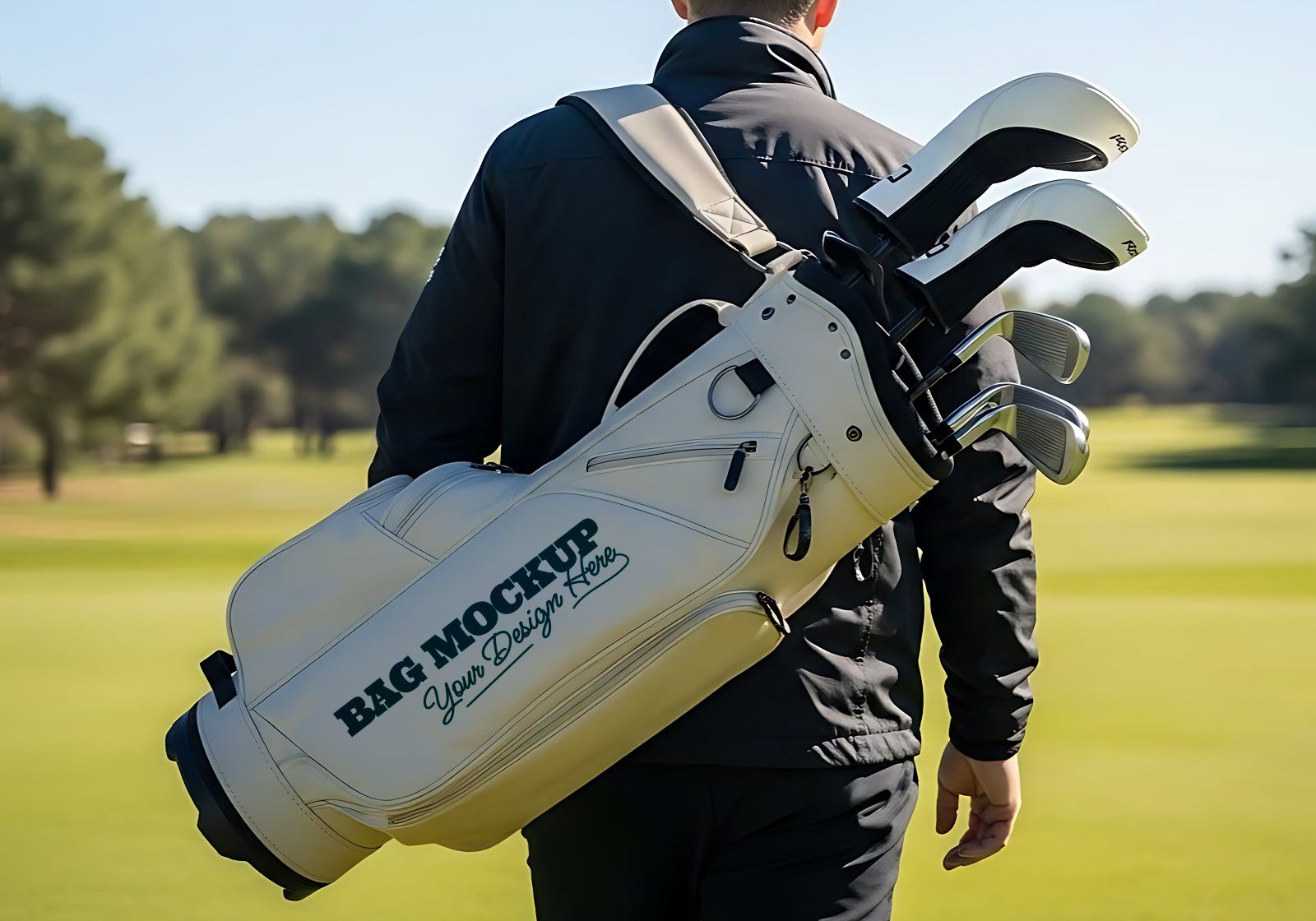 Premium Branding Green Golf Mockup — image 16