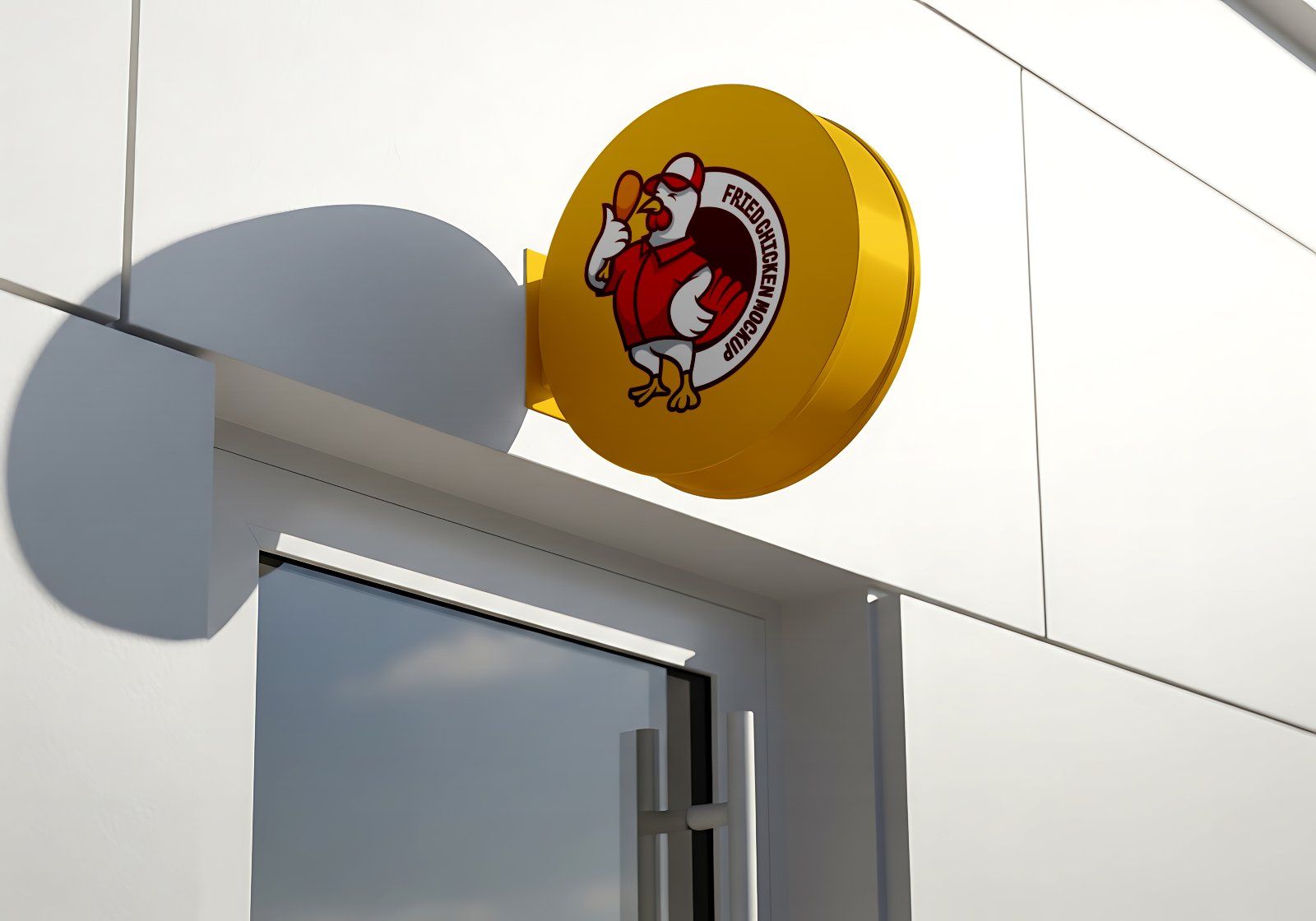 Premium Branding Fried Chicken Store Mockup — image 2