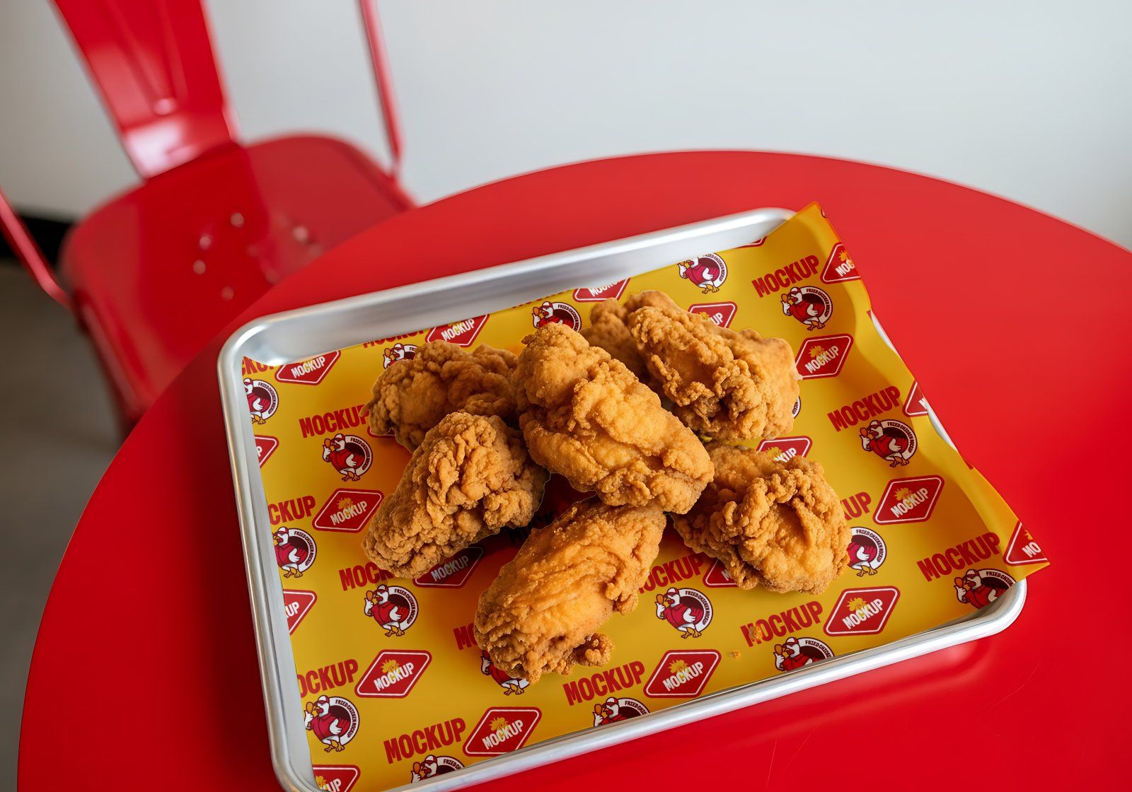 Premium Branding Fried Chicken Store Mockup — image 6