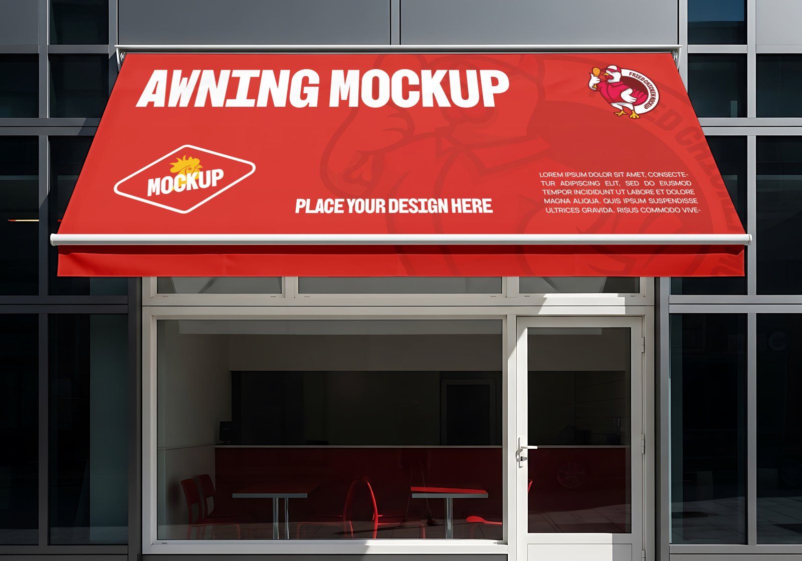 Premium Branding Fried Chicken Store Mockup — image 7