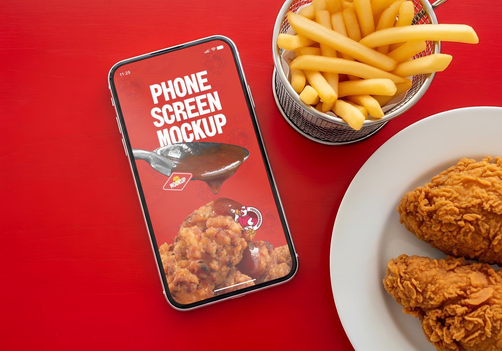Premium Branding Fried Chicken Store Mockup — image 14