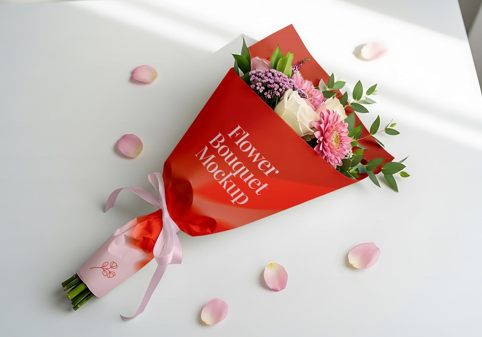 Premium Branding Red Florist Store Mockup — image 3