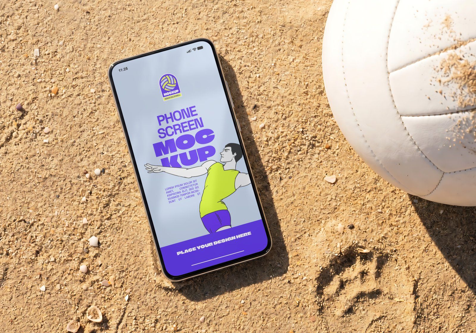 Premium Beach Volley & Summer Sports Branding Mockup Bundle – 15 Aesthetic PSD Scenes for Athletic I — image 20