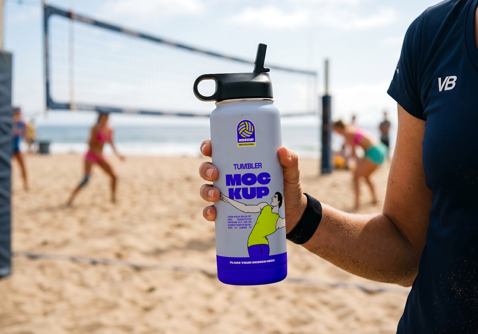 Premium Beach Volley & Summer Sports Branding Mockup Bundle – 15 Aesthetic PSD Scenes for Athletic I — image 16