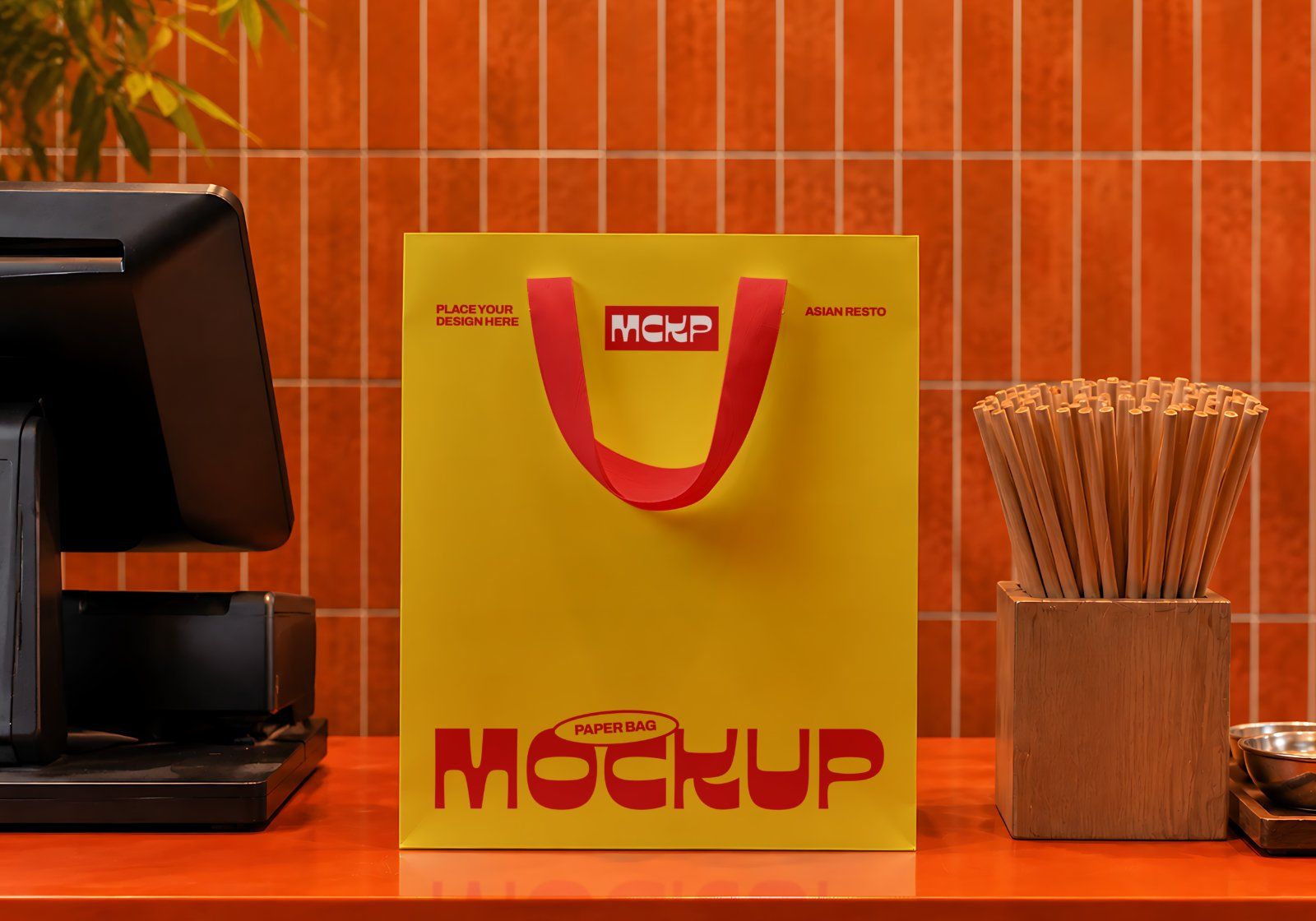 Premium Asian Restaurant Branding Mockup Bundle – 15 Aesthetic PSD Scenes for Cafe, Diner & Food Pac — image 15
