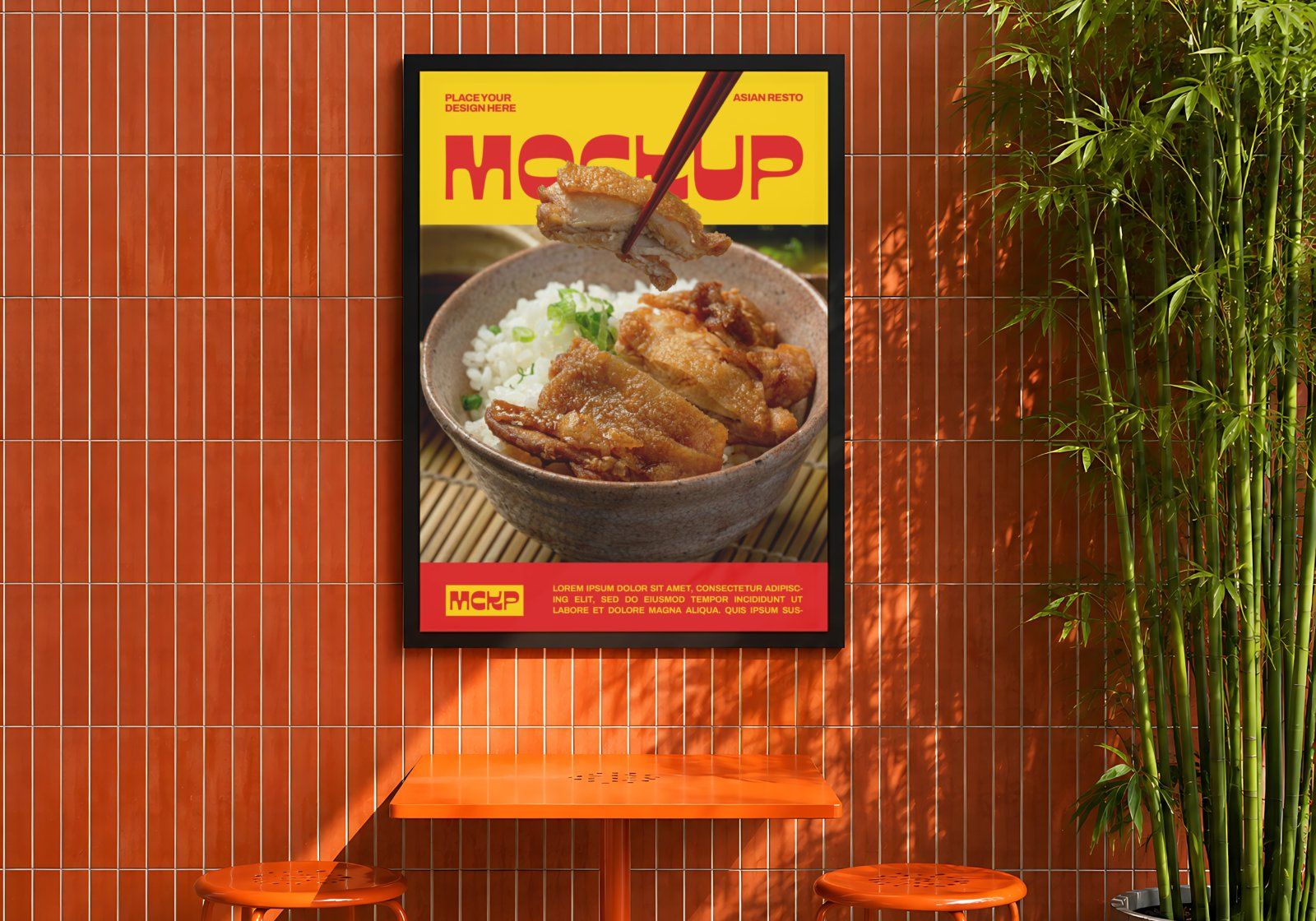 Premium Asian Restaurant Branding Mockup Bundle – 15 Aesthetic PSD Scenes for Cafe, Diner & Food Pac — image 16