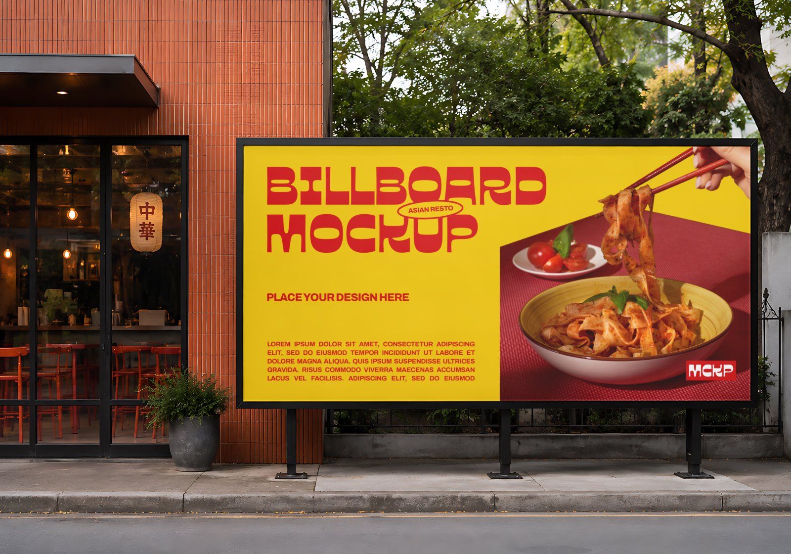 Premium Asian Restaurant Branding Mockup Bundle – 15 Aesthetic PSD Scenes for Cafe, Diner & Food Pac — image 9