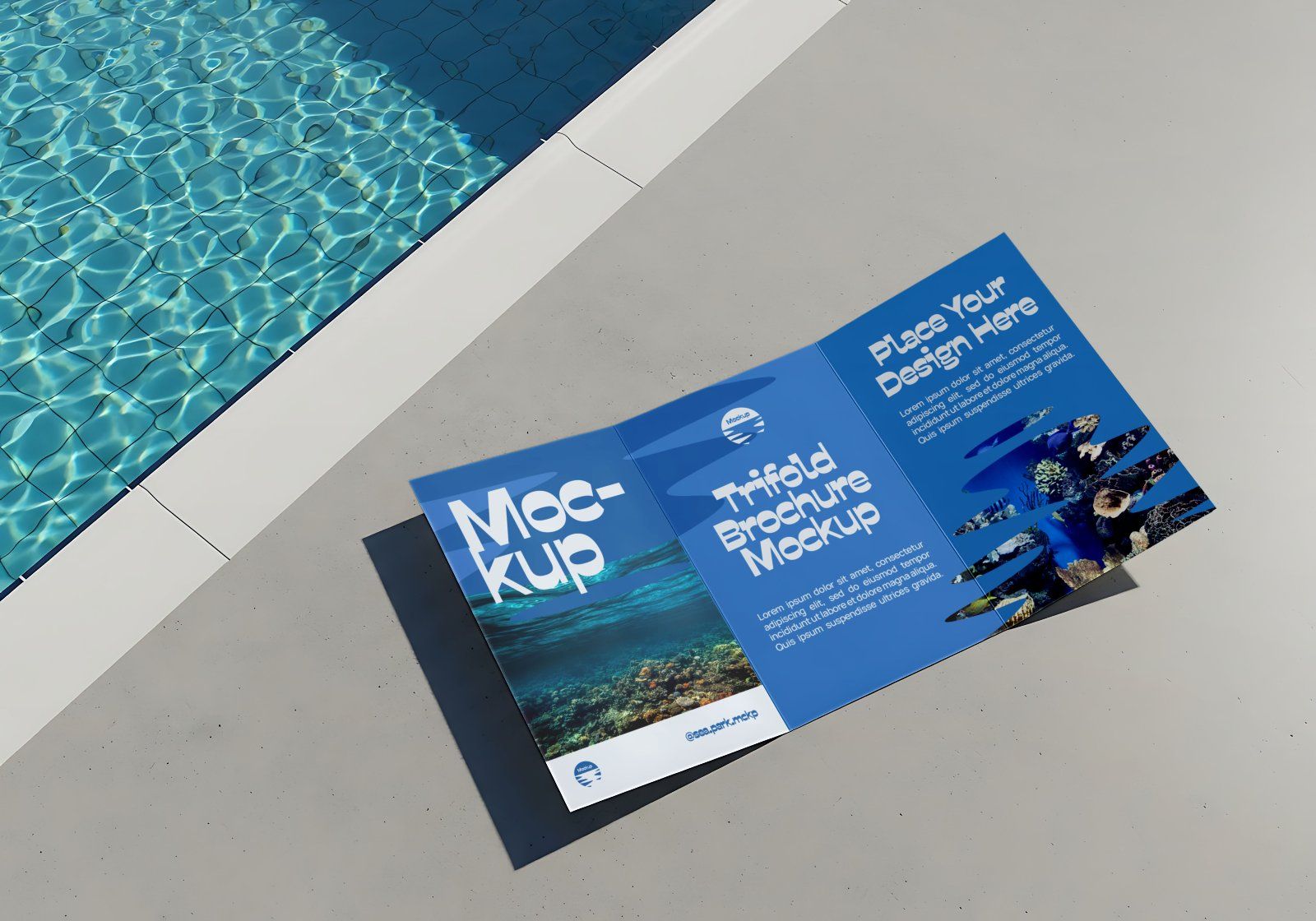Marine Aquarium Mockup Bundle – 15 PSD Templates for Ocean Park & Underwater Branding — image 7