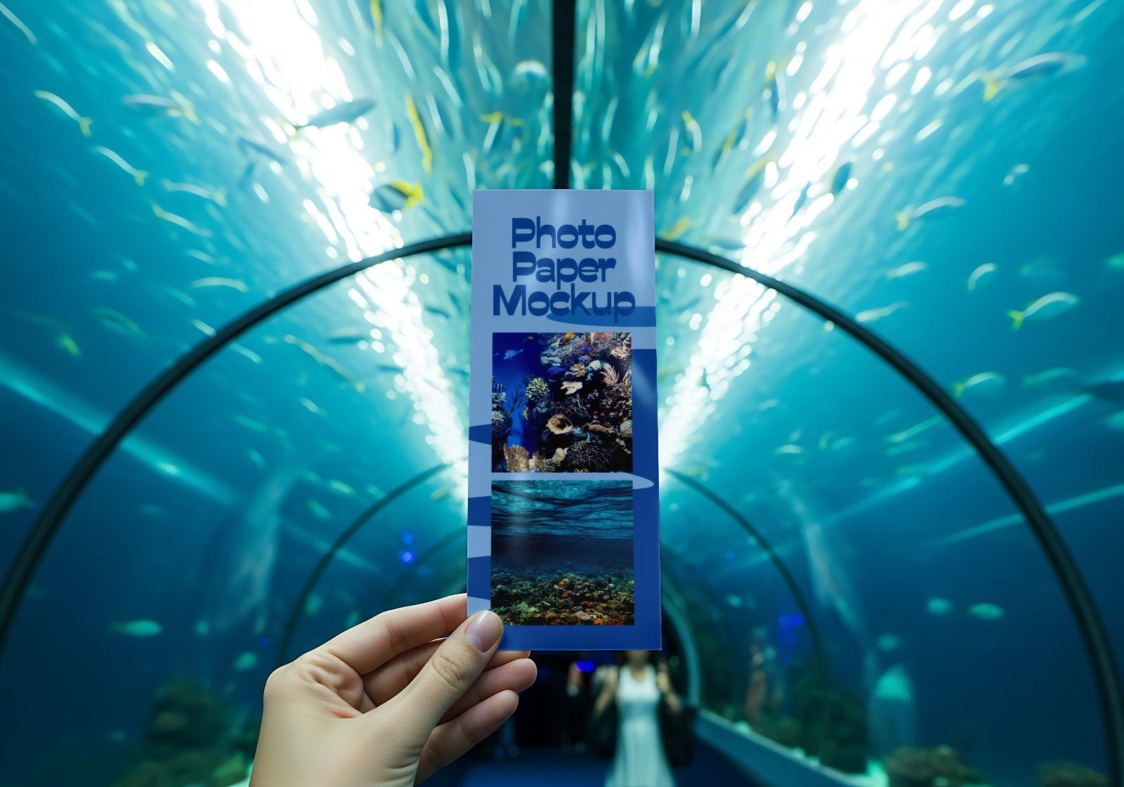 Marine Aquarium Mockup Bundle – 15 PSD Templates for Ocean Park & Underwater Branding — image 5