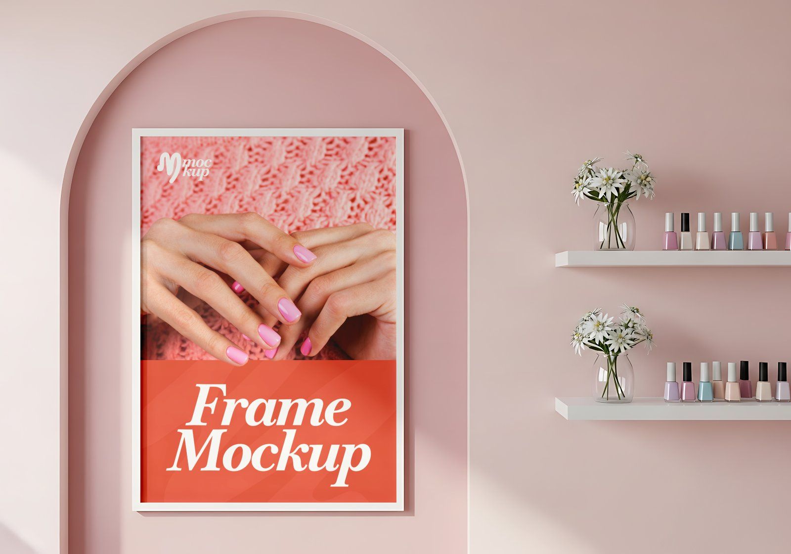 Nail Art Studio Mockup Bundle – 15 PSD Templates for Beauty Salon & Manicure Branding — image 7