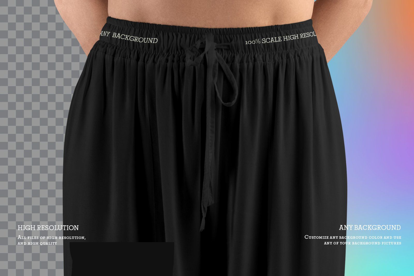 5 Wide Leg Pants Mockups for Yoga and Pilates. vol.01 — image 6