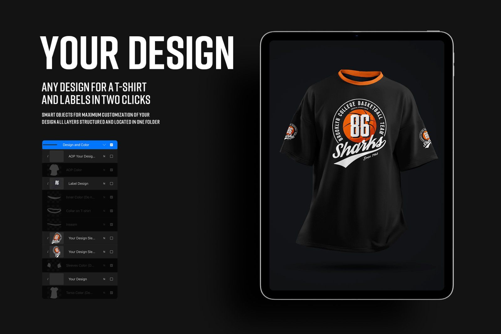 4 Mockups Oversize T-shirt for Procreate — image 6