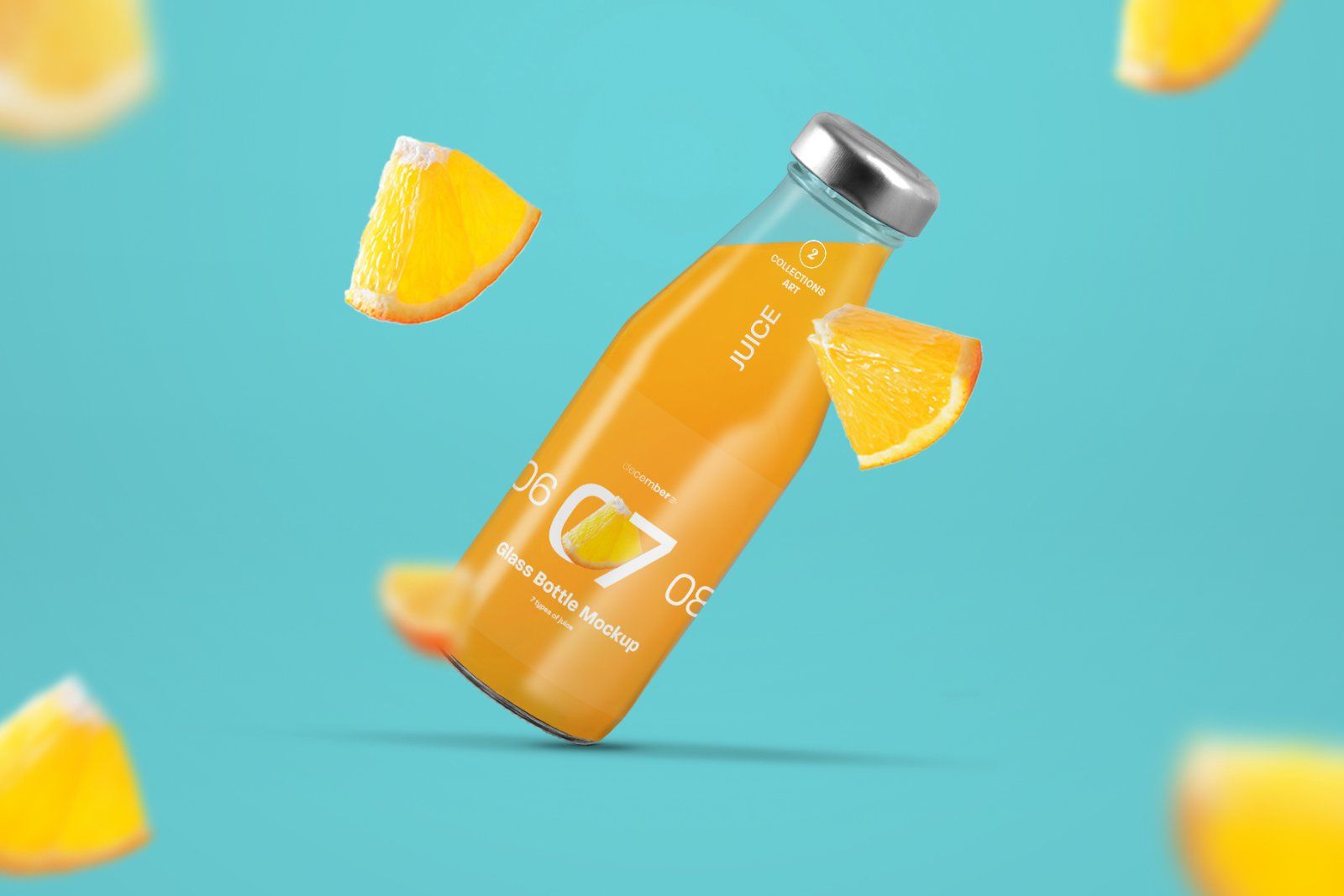 3 Mockup Glass Juice Bottle vol.02 — image 6