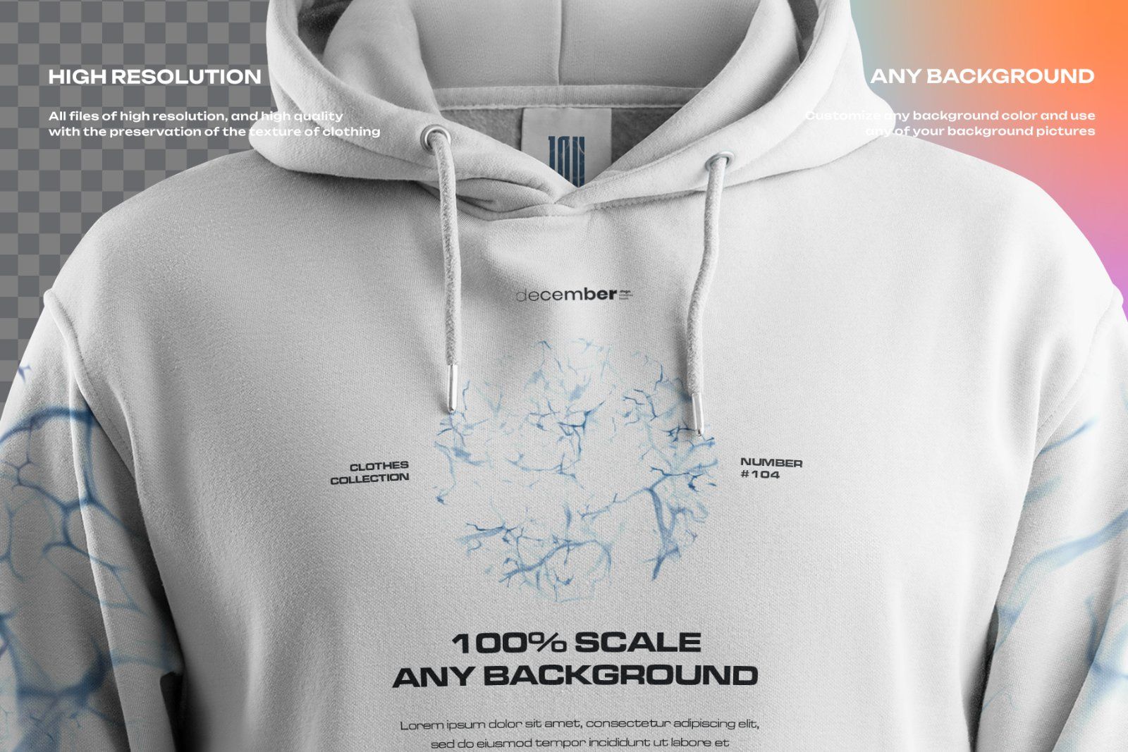 7 Mockups Oversize Hoodie in 3D Style — image 6