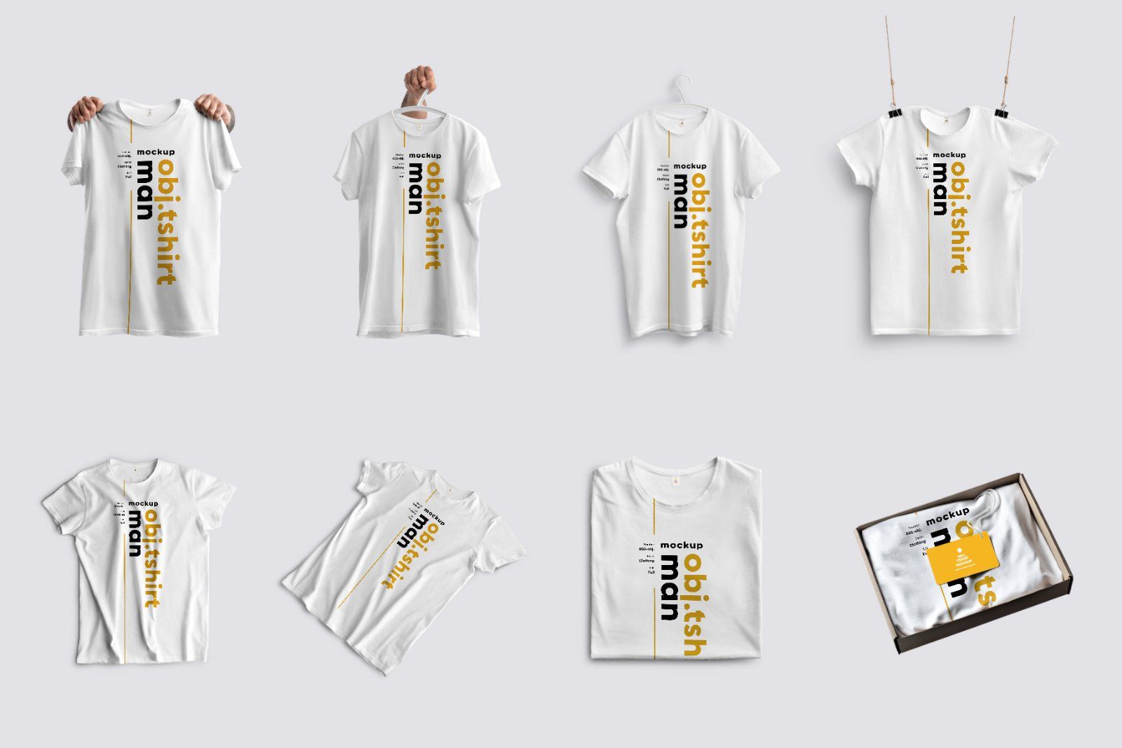8 Mockups T-shirts With Different Angles — image 6