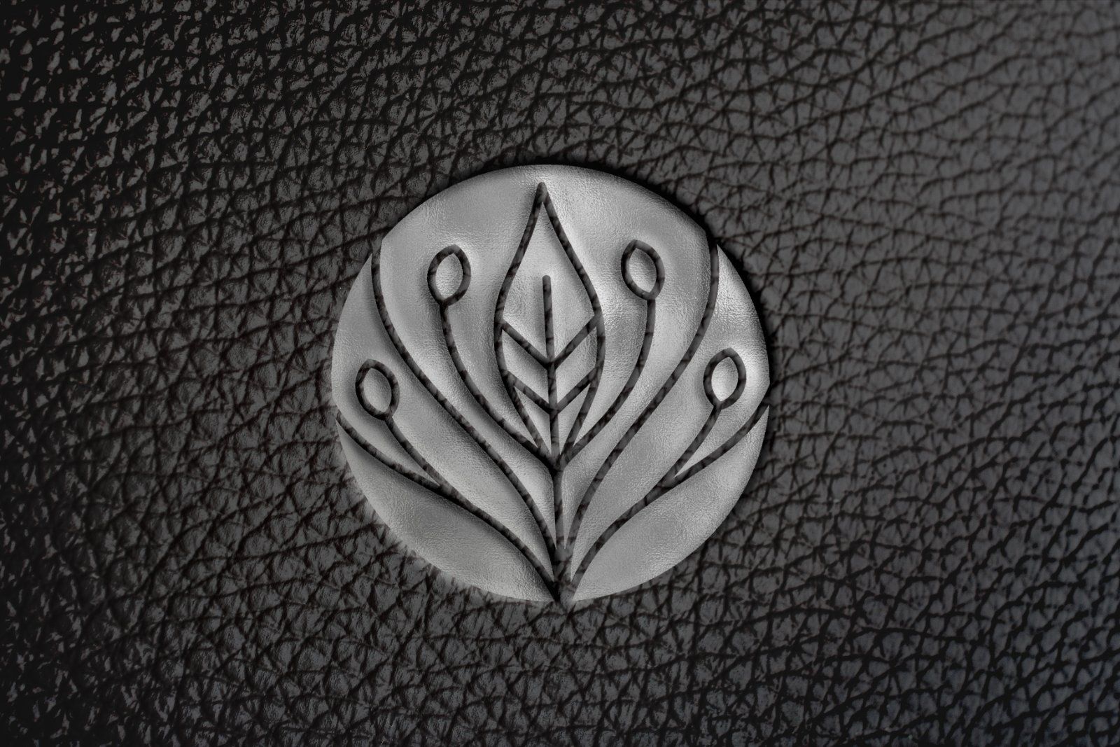 6 Embossing Logo Mockup Leather — image 6