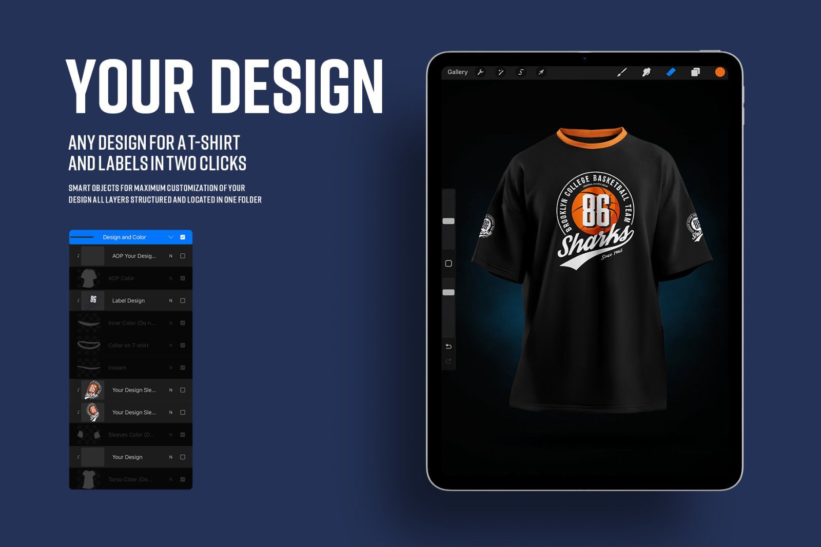 5 Mockups Oversize T-shirt for Procreate vol.2 — image 6