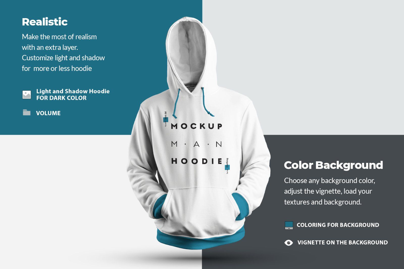 8 3D men mockups hooddie — image 6