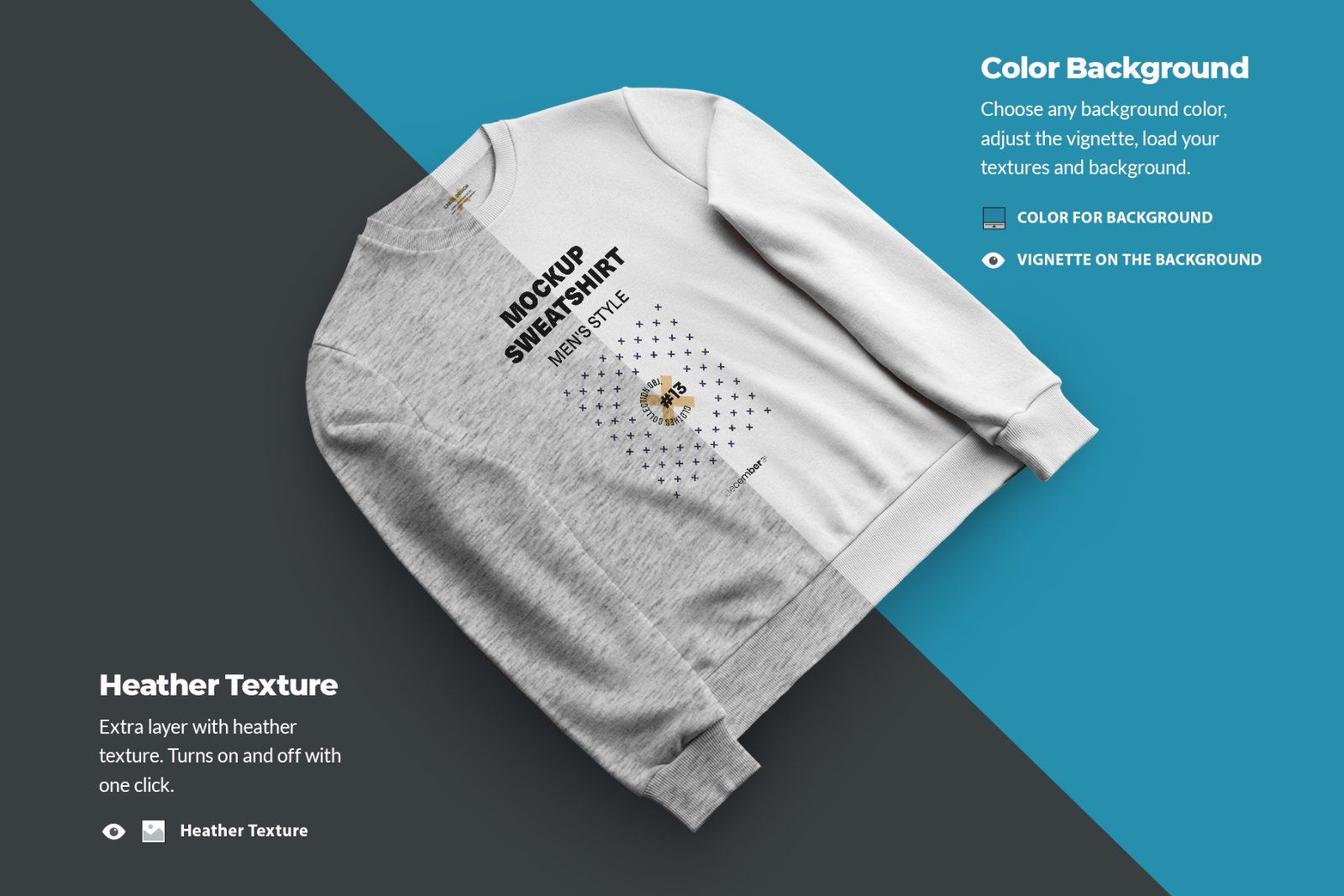 8 Mockups Isolated Sweatshirt — image 6