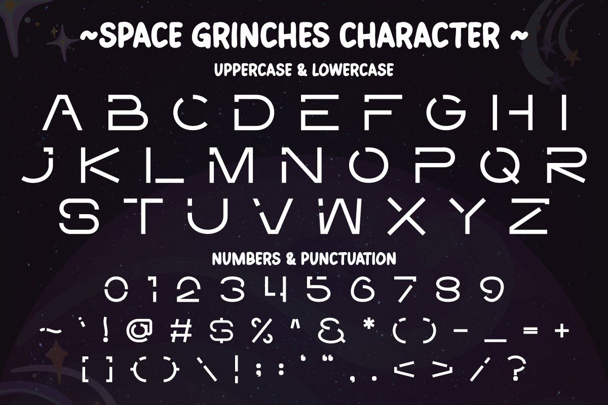 Space Grinches - Futuristic Display Font — image 4
