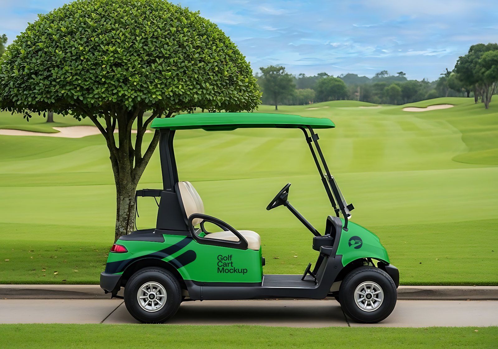 Premium Branding Green Pro Golf Mockup — image 3